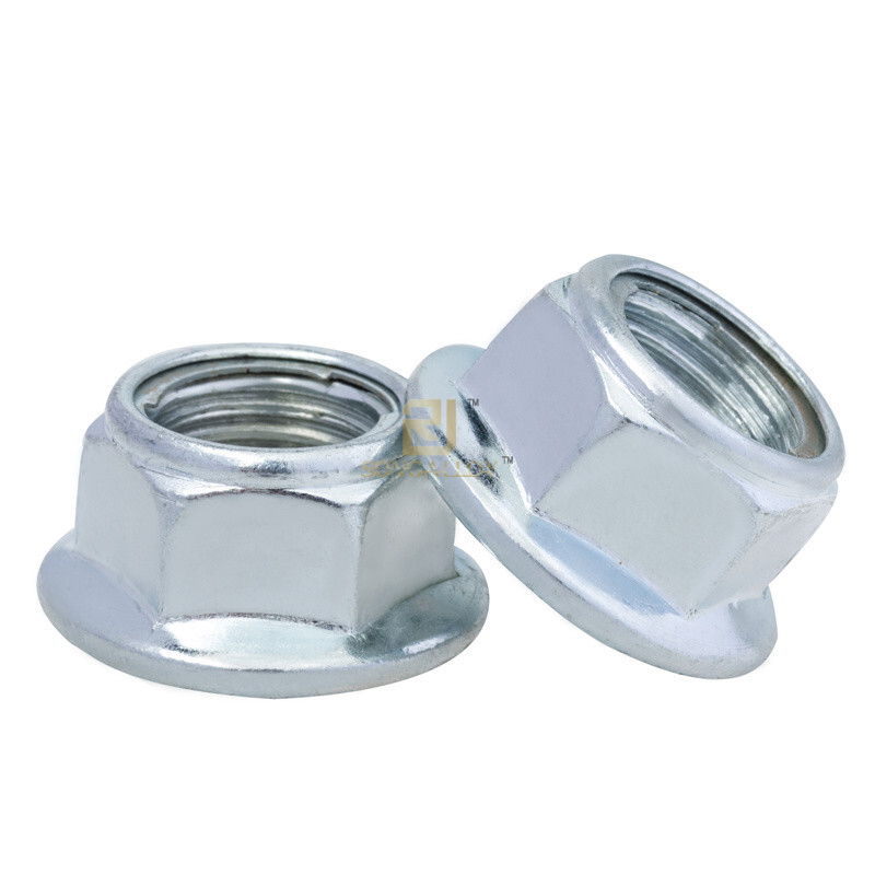 DIN 6927 Titanium Prevailing Torque Type Hexagon Flange NutsAllMetal